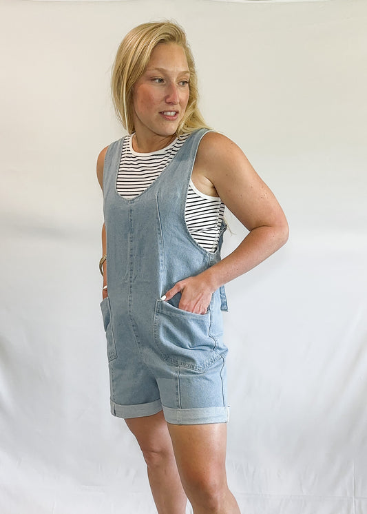 Bethany Blues Denim Overalls