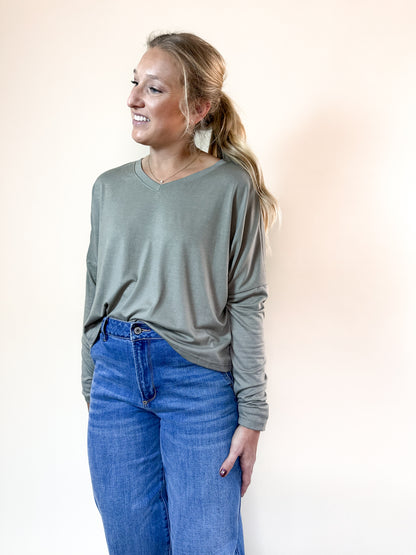 L&S Everyday Relaxed Long Sleeve