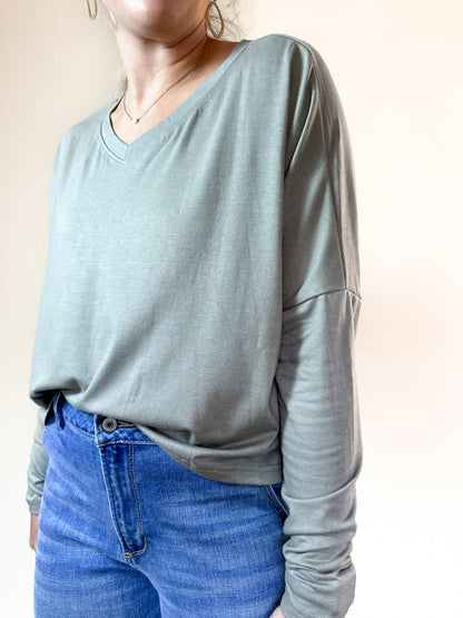 L&S Everyday Relaxed Long Sleeve